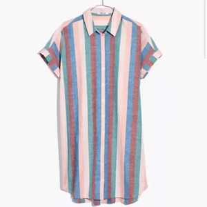 Madewell Striped Shirtdress